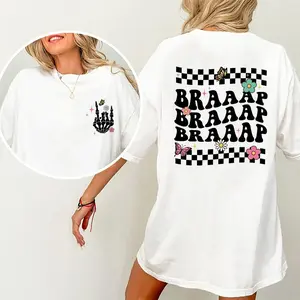Braaapp I'm Busy Shirt, Motocross Graphic Tee, Mama Dirt Bike Shirt, Gift For Vehicle Lover, Motorbike Mom T-Shirts, Comfy Oversized T-Shirt, Tops For Women, Womenswear Cotton Fabric Relaxed Chic Style, gift for girls