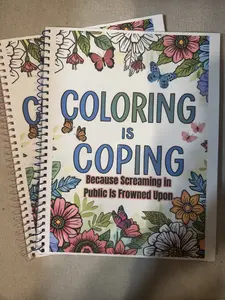 Coloring Is Coping Adult Coloring Book Sweary Stress Relief Coloring Book for Adults
