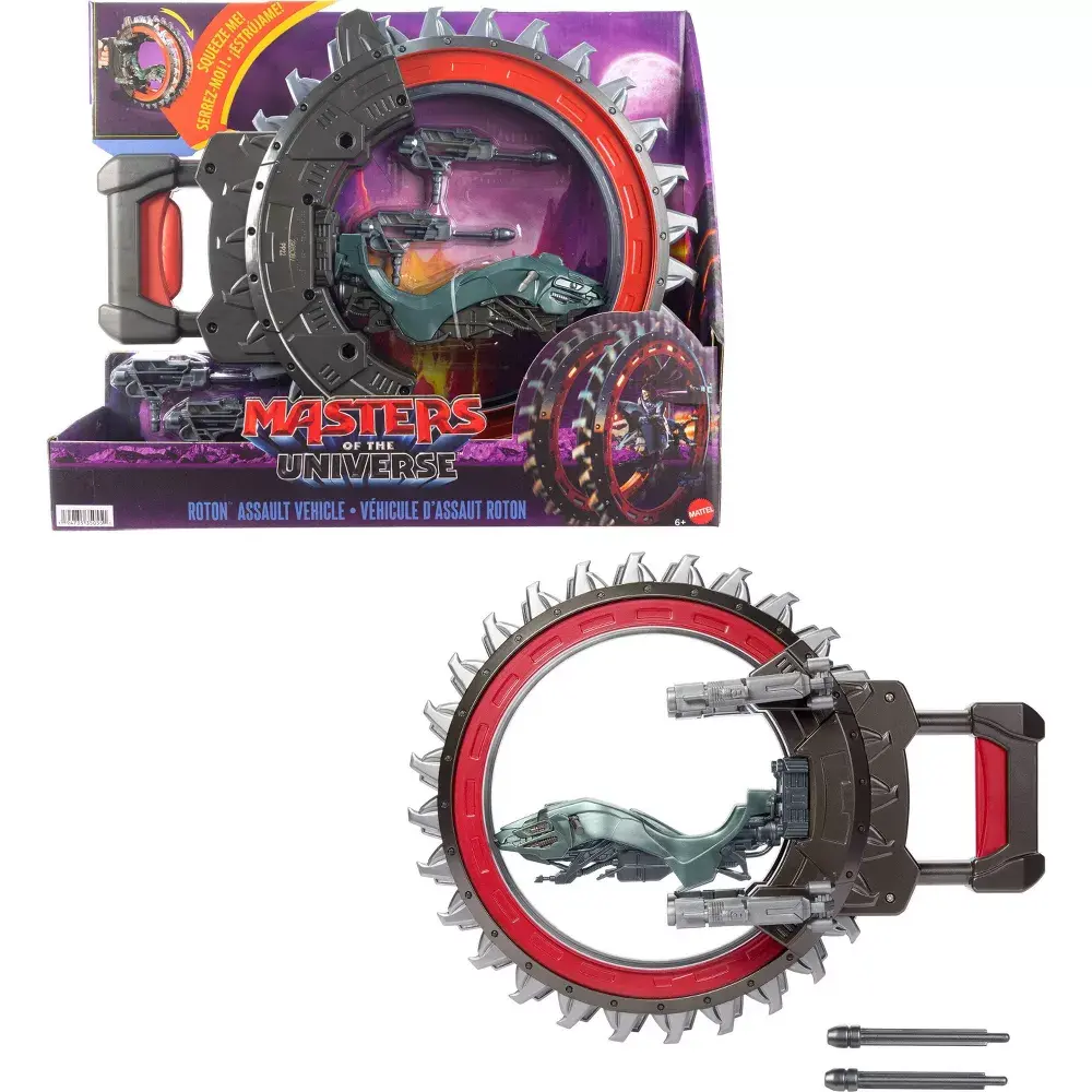 Masters of the Universe 2026 Movie Roton Vehicle 5.5" Scale 2 Rotating Blades & 2 Sets Blasters