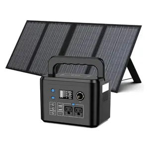Portable Power Station 350W, 260Wh/70,000mAh Backup Lithium Battery with 110V Pure Sine Wave, 2 AC Outlets. Ideal for camping, travel, hunting, and emergencies.