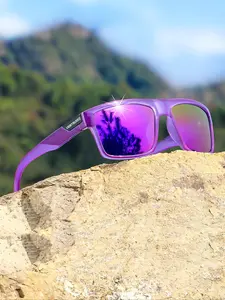 Unisex Sporty Tinted Lens Sunglasses, Outdoor Sports Sunglasses, Fashionable Sunglasses for Men & Women, Travel Accessories