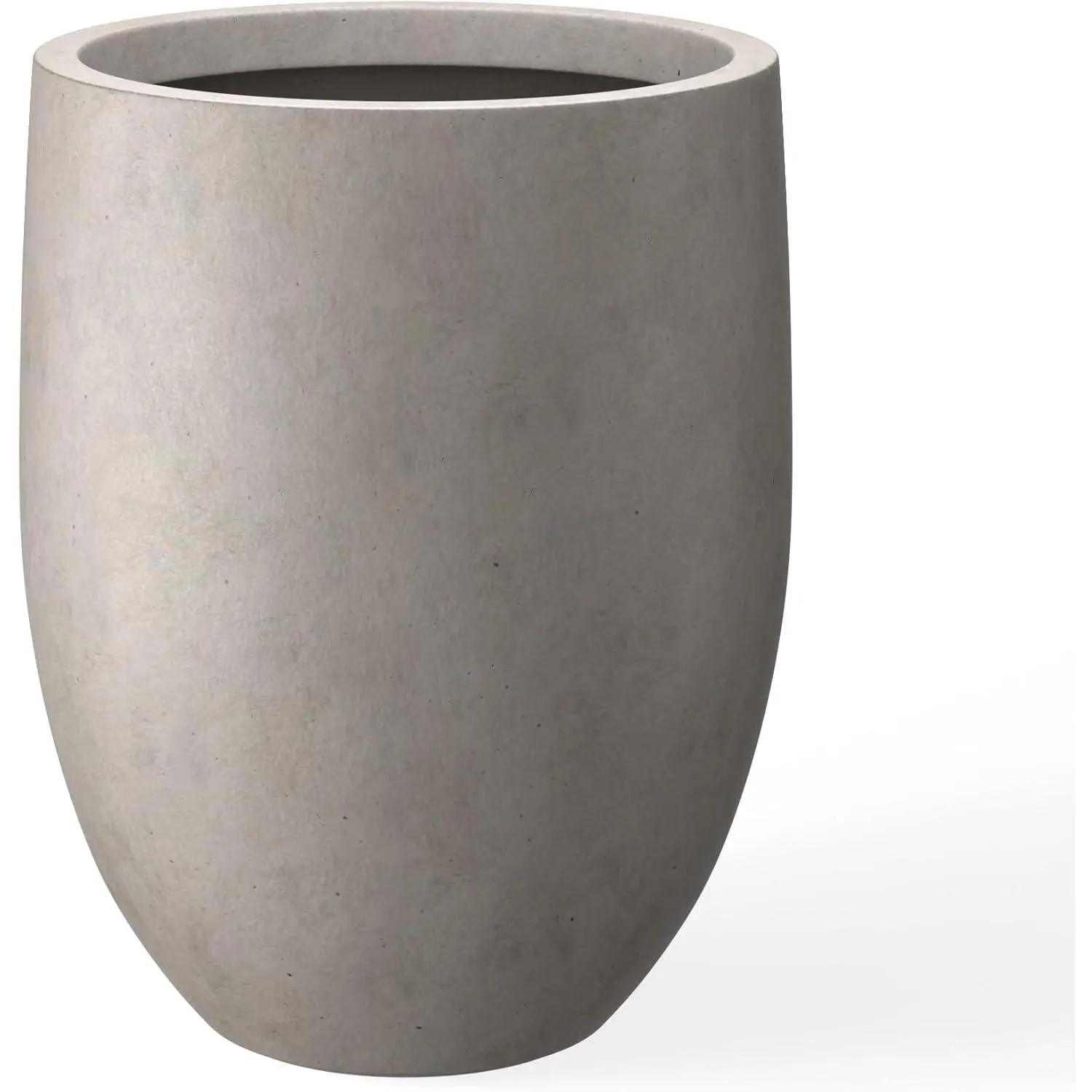 217 h buff concrete tall planter large outdoor indoor decorative pot ...