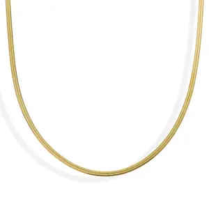 EVRY JEWELS Gold or Silver Plated Stainless Steel Women's Hypoallergenic Sariah Necklace