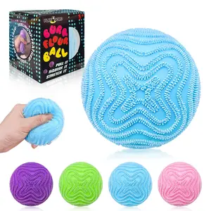 Plush Stress Ball Set, Soft Anxiety Relief Toy, Marshmallow Filled Elastic Balls, Sensory Squeeze Toys for Adults, 1/4 Pack