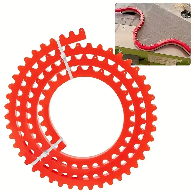 Woodworking Contour Strip, Flexible Curve Template, Excellent Rebound, Adjustable and Fixed Complex Shape Woodworking Tool Transfer Guide
