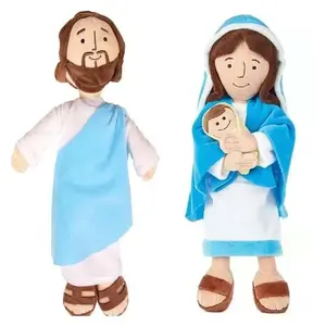 Jesus Crucifix Plush Toy Soft Stuffed Doll Religious Gift