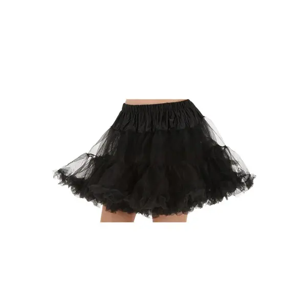 Plus Size Women's Black Costume Petticoat