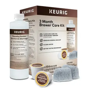 Keurig Coffee Maker Care Products – Rinse Pods, Water Filters & Descaling Solution – Clean Brewers - Better-Tasting Coffee