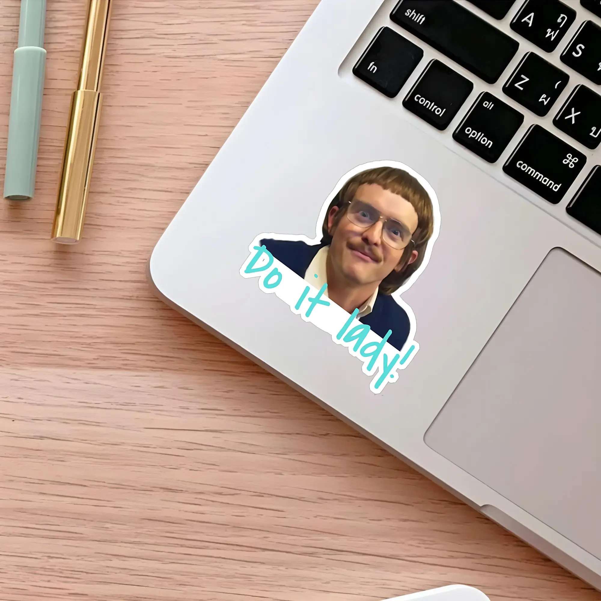 Do It Lady Chit Sticker, Funny Viral Meme Vinyl Decal, Waterproof Sticker for Laptop, Water Bottle, Car, Sassy Gift