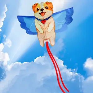 New cute puppy kite, suitable for adults and beginners, easy to fly, easy to assemble.