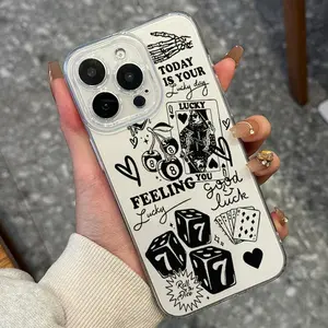 Phone Case, Fashion Phone Protective Cover, Phone Accessory, Cellphone Accessories Compatible with iPhone 11 12 13 14 15 16 Pro Max