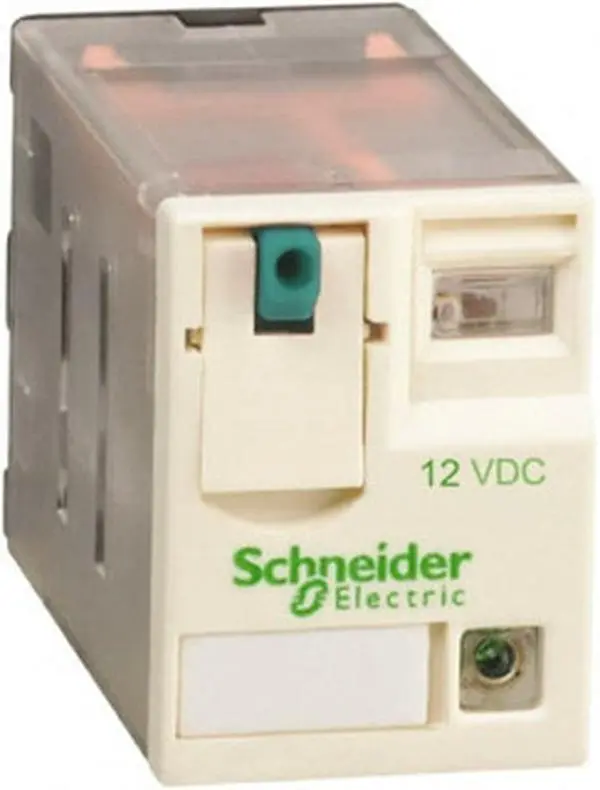 Schneider Electric 3,000 VA Power Rating, Electromechanical Plug-in General Purpose Relay 12 Amp at 250/277 VAC & 28 VDC, 6 Amp at 250 VAC & 28 VDC, 2CO, 12 VDC RXM2AB2JD