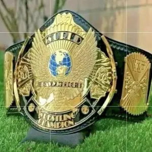 Winged Eagle Championship Wrestling Replica Title Belt 4mm Zinc Adult Size