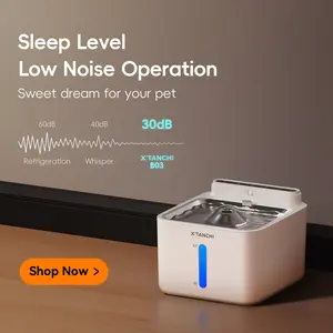 Wireless Pet Drinking Fountain, 4000 mAh, Wireless Design, 3L/101oz Automatic Wireless Cat Drinking Fountain with Motion Sensor, Suitable for Pets and Dogs