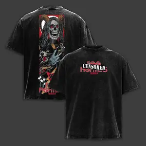 Tasmania Acid Washed Tee, Vintage The Foos Band Graphic T-Shirt , FF Tour Merch Double Printed Heavy Cotton Shirt Gift For Music Lover Merch, Vintage Band Shirts Casual Comfort Cotton Fabric Fit Top, Top Men's and Women's Clothing