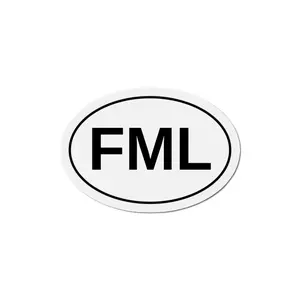 FML - F My Life Oval Magnet
