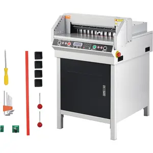 VEVOR Electric Hydraulic Paper Cutter, Heavy Duty Paper Cutter Machine, 1.57 in/ 40 mm Cutting Thickness, 18 in/ 457.2 mm Cutting Width, Industrial Paper Trimmer with Button ControlVEVOR Super Brand Day
