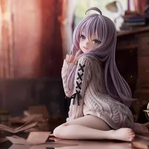 Irene from Witch's Journey Sitting Sweater Dress Anime Figure Sitting Back Beauty Girl Statue 1/7 Scale Collectible Model for Fans