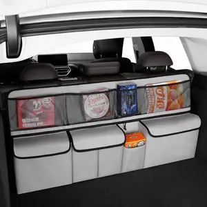 Car Trunk Storage Bag, Multifunctional Car Rear Seat Back Storage Hanging Bag, Car Trunk Sorting and Storage Bag, Car Interior Accessories, Boujee Car Accessories