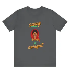 "Desi Tee: Authentic Indian Style Unisex Jersey Short Sleeve T-Shirt"