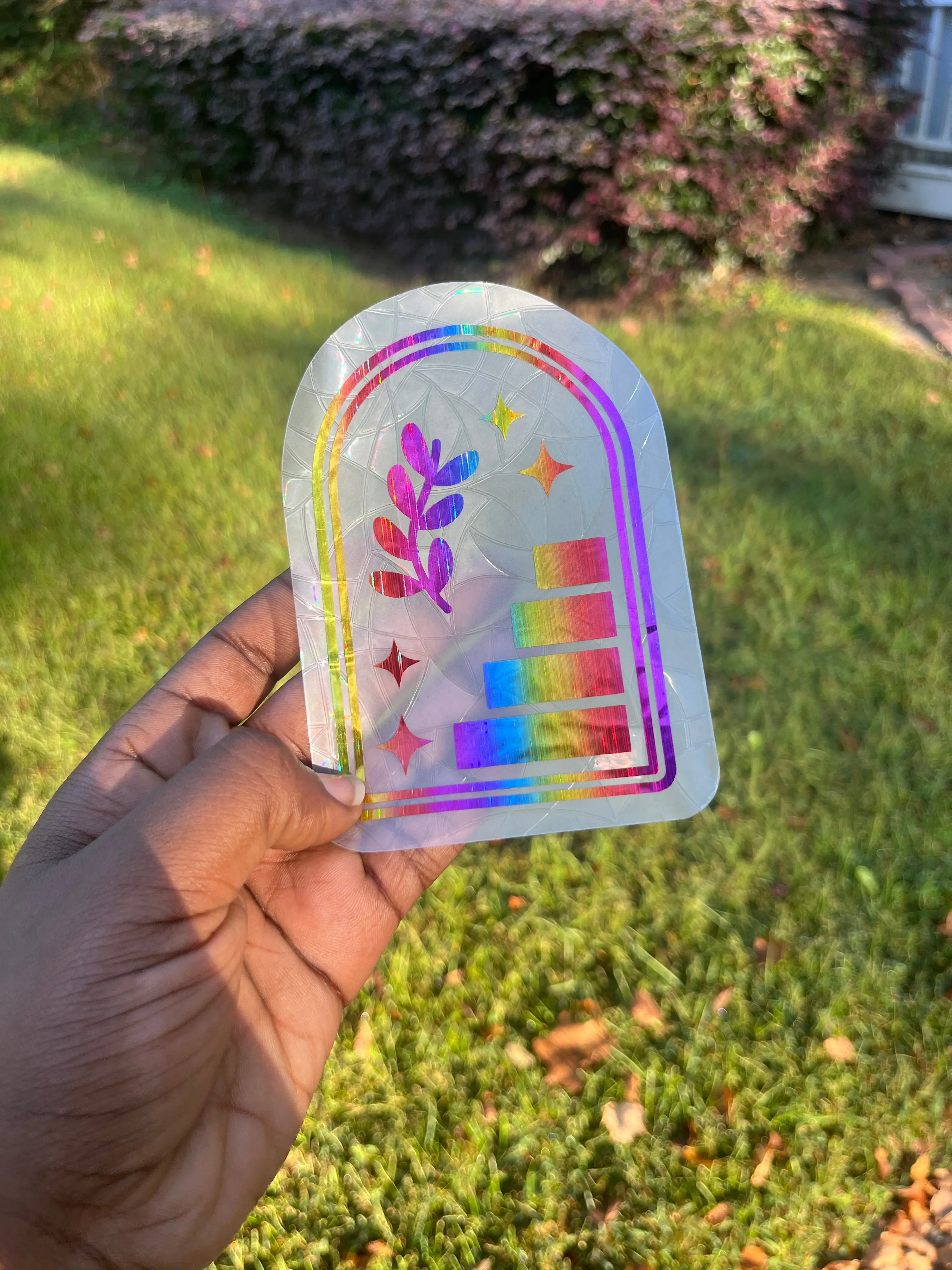 Staircase Suncatcher Sticker