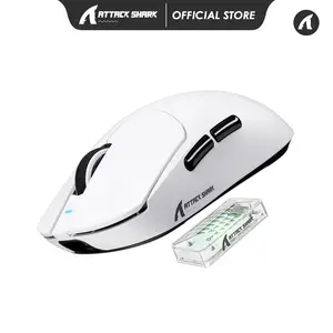 ATTACK SHARK X8 Ultra Wireless Gaming Mouse,55g Ultra-Lightweight BT/2.4GHz Wirelss/Wired Mouse,8K Polling Rate,PixArt PAW3950MAX Sensor,42000 DPI,Gamer Mice for PC/Win/Mac