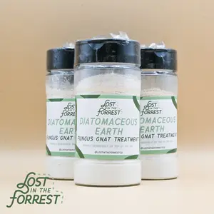 Diatomaceous Earth Fungus Gnat Treatment - Natural Chemical-Free Soil Dressing for Indoor Plant Care  Lost in the Forrest