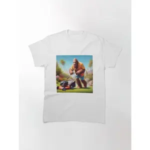 Bigfoot Mowing Classic T-Shirt