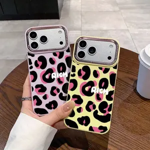 A Chic Leopard-Print  Case Compatible With  17 Air, 16 Pro Max, 15,14, And All Previous Models. This Adorable Case Makes A Perfect Gift For Back-To-School Or Valentine's Day, Suitable For Both Men And Women.