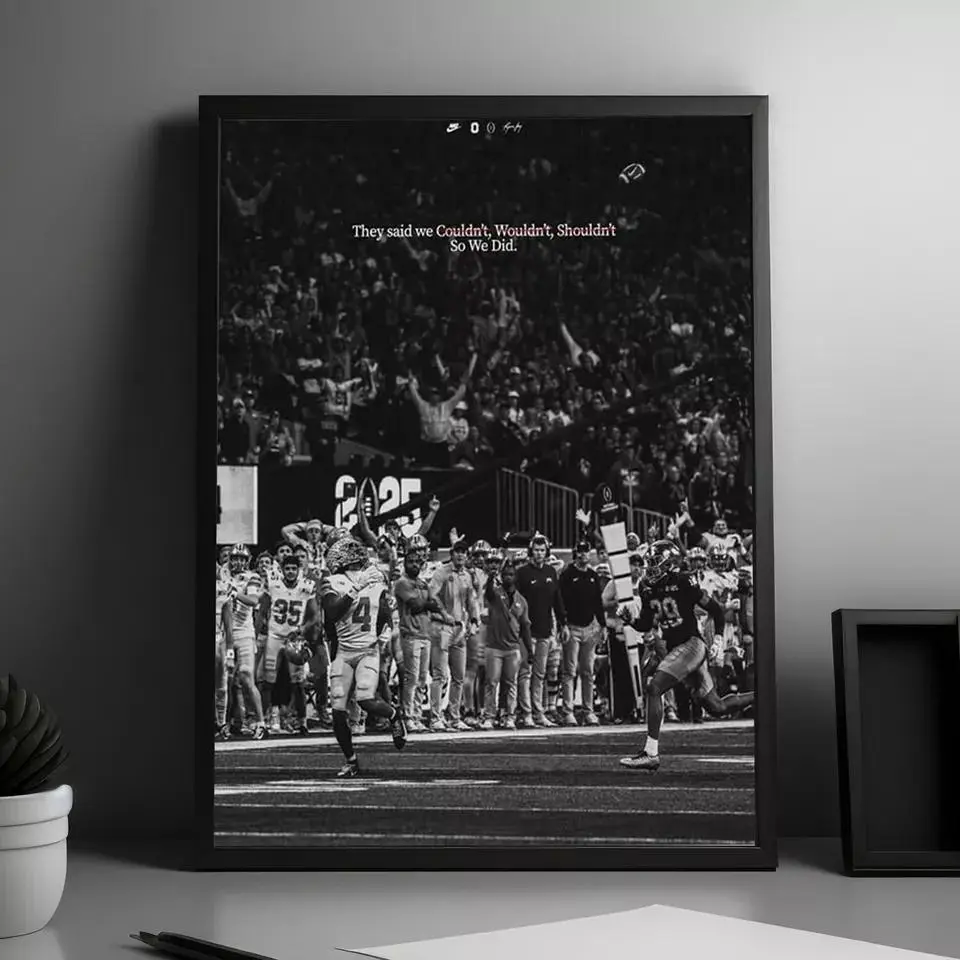 NEW! Ohio State Buckeyes Win 2025 CFP Poster