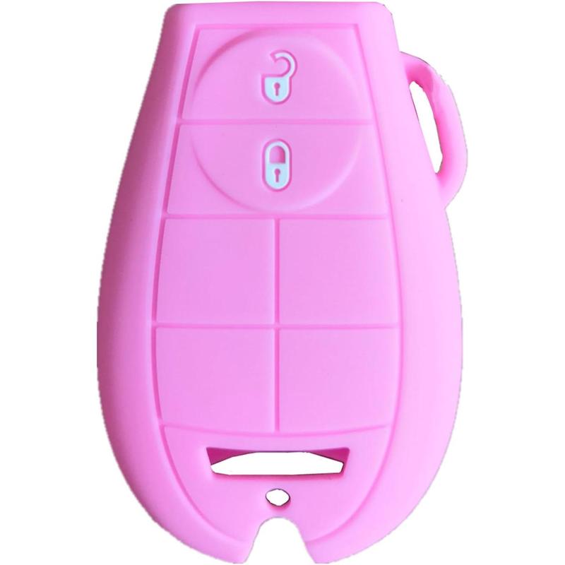 Silicone Key Fob Cover Fit for Chrysler 300 Town & Country Dodge Challenger Charger Journey Magnum Durango Grand Caravan Ram M3N5WY783X IYZ-C01C