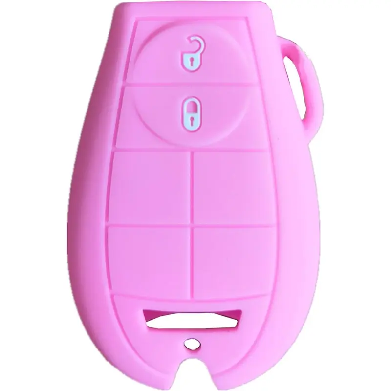 Silicone Key Fob Cover Fit for Chrysler 300 Town & Country Dodge Challenger Charger Journey Magnum Durango Grand Caravan Ram M3N5WY783X IYZ-C01C