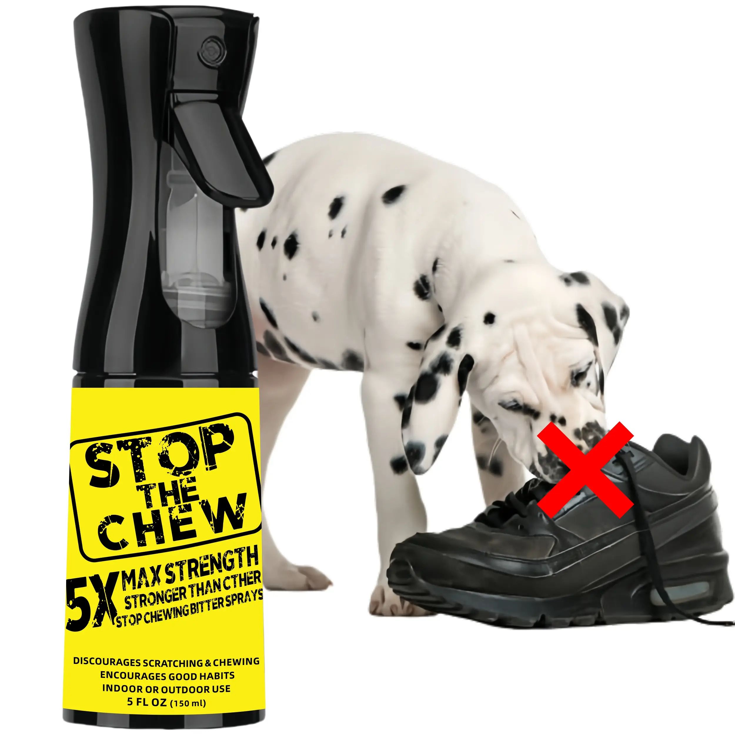 Stop The Chew Spray 5X Strength Anti Chew Sprayfor Dogs - No Chew Spray for Pupp...