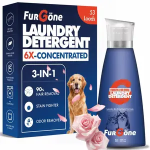 FurGoneClean,Concentrated Laundry Detergent, Using a Bio-enzyme Formula, Can Dissolve Pet Hair on Clothes