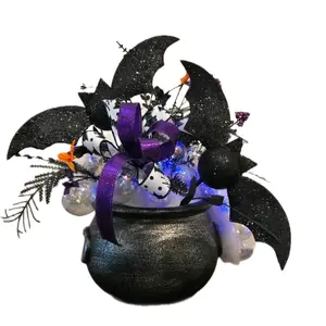 cauldron centerpiece,Halloween decor