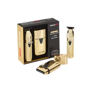 BaBylissPRO GoldFX Trimmer & Single UVFOIL Shaver Combo – FXLFHOLPKG