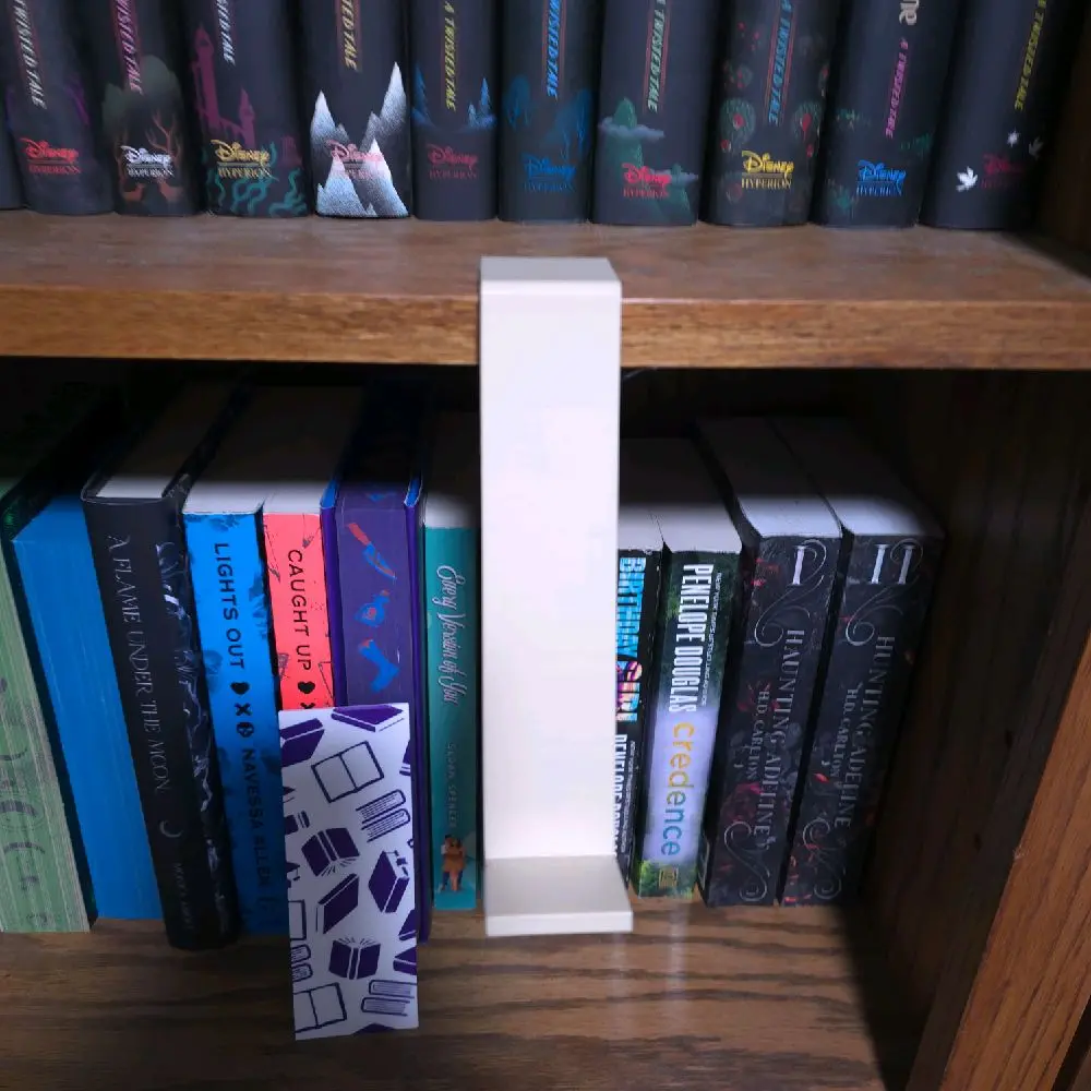 Bookshelf Extender - 3D Printed Shelf for Organizing Books Expand Your Bookshelf with Modern Design and Easy Installation