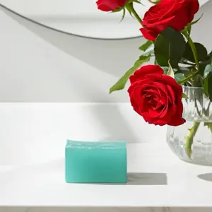 Ocean Noir Handcrafted Bar Soap with Masculine Luxury Fragrance Nourishing Formula in Eye-Catching Teal Design 6 oz
