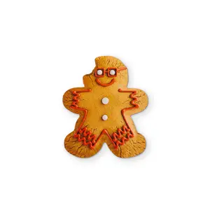 A Gingerbread Man YOU CAN CLEAN YOUR GLASSES WITH