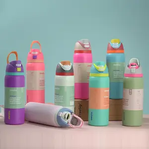 Owala FreeSip Insulated Water Bottle 32oz – Multiple Colors Available | Leak-Proof, Built-In Straw, Stainless Steel | Keeps Cold 24hrs | Viral Aesthetic Tumbler for School, Gym, Office & Travel