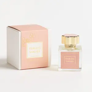 Timeless Sakura by Flower Scents – Unisex Luxury Eau de Parfum – Pink Pepper, Raspberry, Violet, Neroli, Sakura, Amber & Musk – Elegant Floral Perfume – Long-Lasting Scent