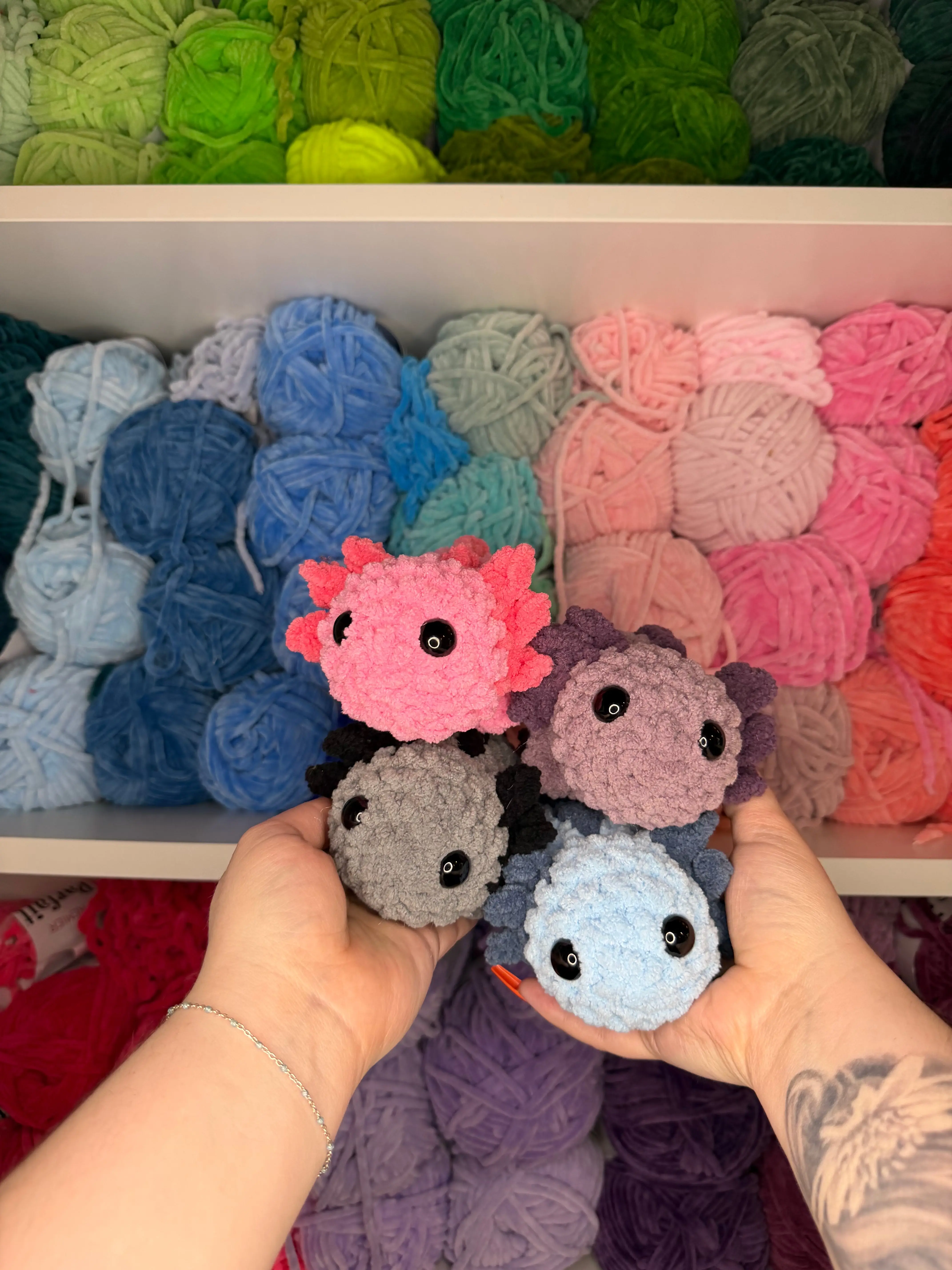 Crochet Mini Axolotl Crochet Mini Axolotl