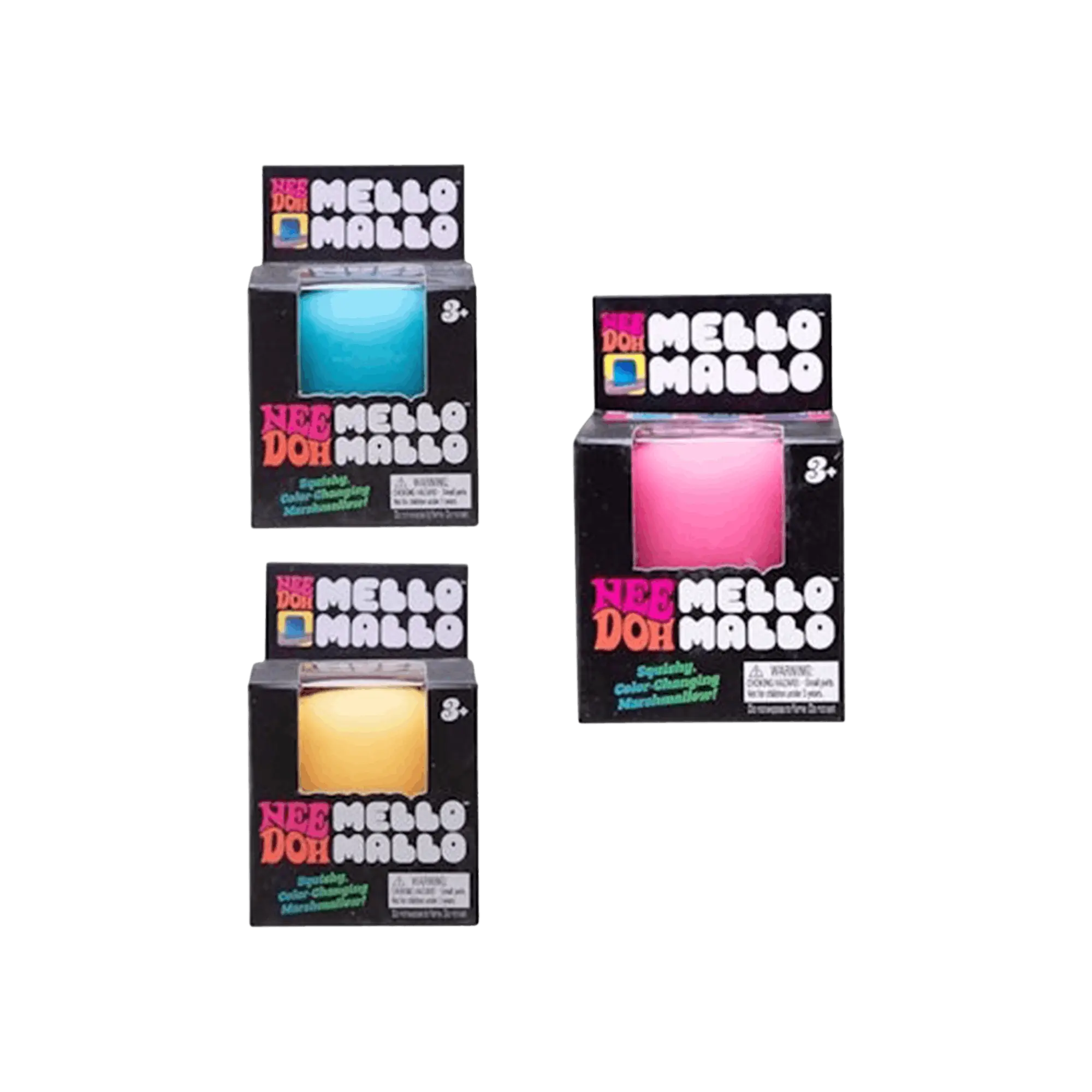 NeeDoh Mello Mallo Squishy Fidget Toy Pink