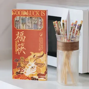 ChaYanYueSe  Bamboo Chopstick, 5 Pairs