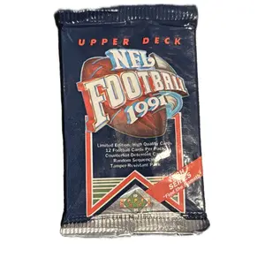 Upper Deck 1991 NFL Football Limited Edition High Quality Cards - Single Pack - (12 Cards Per Pack)