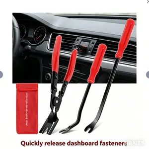 3 Pcs Auto Clip Pliers Set & Fastener Remover | Car Trim Rivet Removal Pry Tool Repair Kit with Storage Bag | Automotive Door Panel & Interior Disassembly Tools Multi-Size