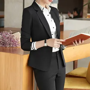 New Fashion Women Pant Suit Formal Business Elegant Fit Set