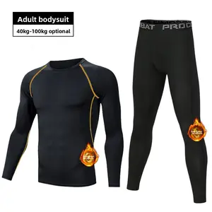 Quick-drying tights set adult long-sleeved warm running fitness primer high-elastic football training underwear
