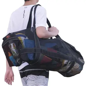 XXL Mesh Duffle Bag for Scuba Dive or Snorkel Gear,  Snorkeling Equipment Carry Bag, Ideal for Beach Pool Swimming Free Diving Kayak Spearfishing