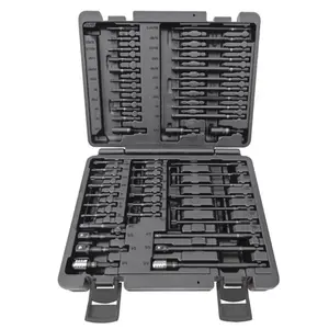 212 MAIN ATD Tools ATD-551 50-Piece High-Torque Torsion Impact Bit Set, CNC-Machined Corrosion-Resistant Heat-Treated Drill Bits Set
